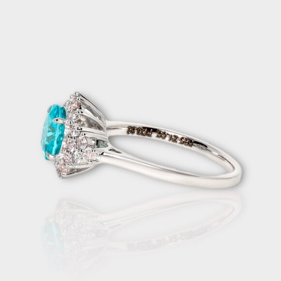 Blue Zircon Ring - Picture 4 of 8